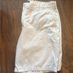 Nautica Khaki Flat Front Shorts